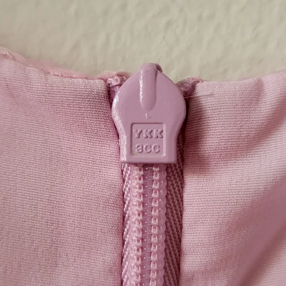 Selkie pink taffeta and satin princess dress - Picture 6 of 7